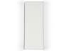 A19 Flores 1-Light White Wall Sconce