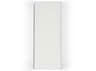 A19 Gran Flores 2-Light White Wall Sconce