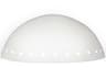 A19 Gran Cyprus 2-Light White Wall Sconce
