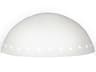 A19 Great Cyprus 2-Light White Wall Sconce
