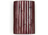 A19 Bamboo 1-Light Cinnamon Brown Wall Sconce