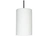 A19 Gran Andros 1-Light White Cylinder Mini Pendant