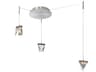 Abra Atlas 3-Light Brushed Nickel Pendant