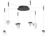 Abra Atlas 6-Light Matte Black Pendant