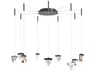 Abra Atlas 9-Light Matte Black Pendant