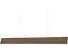 Abra Slim 2-Light Brushed Bronze Linear Pendant