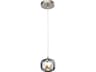 Abra Geo 1-Light Brushed Nickel Mini Pendant