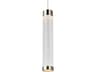 Abra Spin 1-Light Brushed Nickel Cylinder Mini Pendant