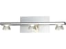 Abra Jet 3-Light Brushed Nickel Vanity Light