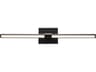 Abra Epee 1-Light Black Vanity Light