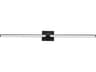 Abra Epee 1-Light Black Vanity Light
