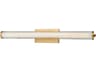 Abra Macie 1-Light Brushed Brass Vanity Light
