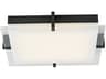Abra Matrix 1-Light Black Flush Mount