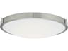 Abra Halo 1-Light Chrome Round Flush Mount