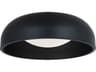 Abra Lynx 1-Light Matte Black Dome Flush Mount