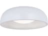 Abra Lynx 1-Light Matte White Dome Flush Mount
