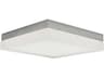Abra Icecube 1-Light Brushed Nickel Flush Mount
