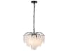 Artcraft Alessia 4-Light Black Chandelier