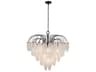Artcraft Alessia 19-Light Black Tiered Chandelier