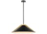 Artcraft Baltic 3-Light Black Brushed Brass Pendant