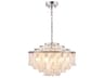 Artcraft Avara 13-Light Polished Nickel Round Tiered Chandelier