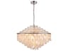 Artcraft Avara 24-Light Polished Nickel Round Tiered Chandelier