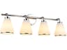Artcraft Zoey 4-Light Polished Nickel Vanity Light