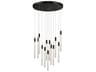 Artcraft Celine 13-Light Black Cylinder Pendant