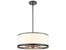 Artcraft High Street 4-Light Black Pendant