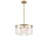 Artcraft Skye 3-Light Brass Pendant