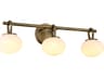 Artcraft Velora 3-Light Legacy Brass Vanity Light