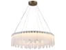 Artcraft Roselle 1-Light Legacy Brass Round Chandelier