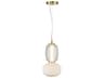 Artcraft Cyra 1-Light Brass Mini Pendant