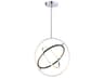 Artcraft Trilogy Polished Nickel Geometric Pendant