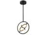 Artcraft Trilogy Black Brass Geometric Pendant