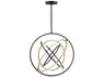 Artcraft Trilogy Black Brass Geometric Pendant