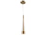 Artcraft Sunnyvale 1-Light Brass Mini Pendant