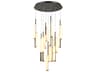 Artcraft Lumina 1-Light Forged Bronze Round Pendant