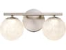 Artcraft Forma 2-Light Brushed Nickel Vanity Light