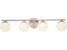 Artcraft Forma 4-Light Brushed Nickel Vanity Light