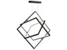 Artcraft Graymar Black LED Geometric Pendant