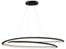 Artcraft Ara Black LED Island Pendant