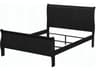 Acme Furniture Louis Philippe Black Solid Wood King Sleigh Bed