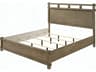 Acme Furniture Colton Antique White Oak Natural Solid Wood King Platform Bed
