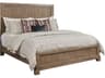 American Drew Skyline Trenton Smoke Brown Hardwood Wood King Panel Bed