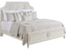 American Drew Harmony Angeline Eggshell White Oak Wood Queen Panel Bed