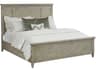 American Drew Savona Katrine Versaille Gray Elm Wood Queen Panel Bed
