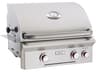 AOG T Series Built-in 24'' BBQ Grill with Rotisserie and Back Burner
