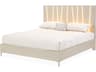 Michael Amini Lotus Bay Sand Beige Rubberwood Wood King Platform Bed