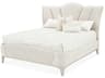 Michael Amini La Marisia Champagne Poplar Wood Upholstered King Platform Bed